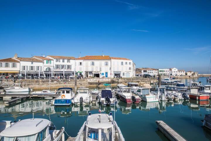 Sur L'Ilot De St Martin Au Centre Du Port Vue Exceptionnelle ! Apartman Saint-Martin-de-Ré Kültér fotó