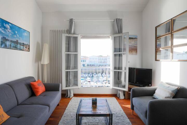 Sur L'Ilot De St Martin Au Centre Du Port Vue Exceptionnelle ! Apartman Saint-Martin-de-Ré Kültér fotó